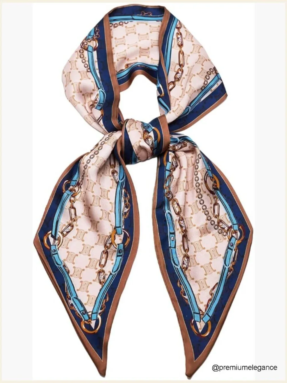 Silk Like Scarf for Women - Lightweight Satin Neck Scarf for Hair Tie Purse